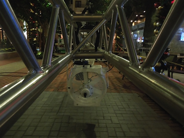 evaporating snow machines T 1500 on truss professional snow machines
